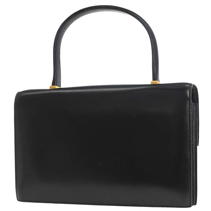 Hermes Black Box Calf Piano Handbag