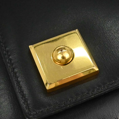 Hermes Black Box Calf Piano Handbag