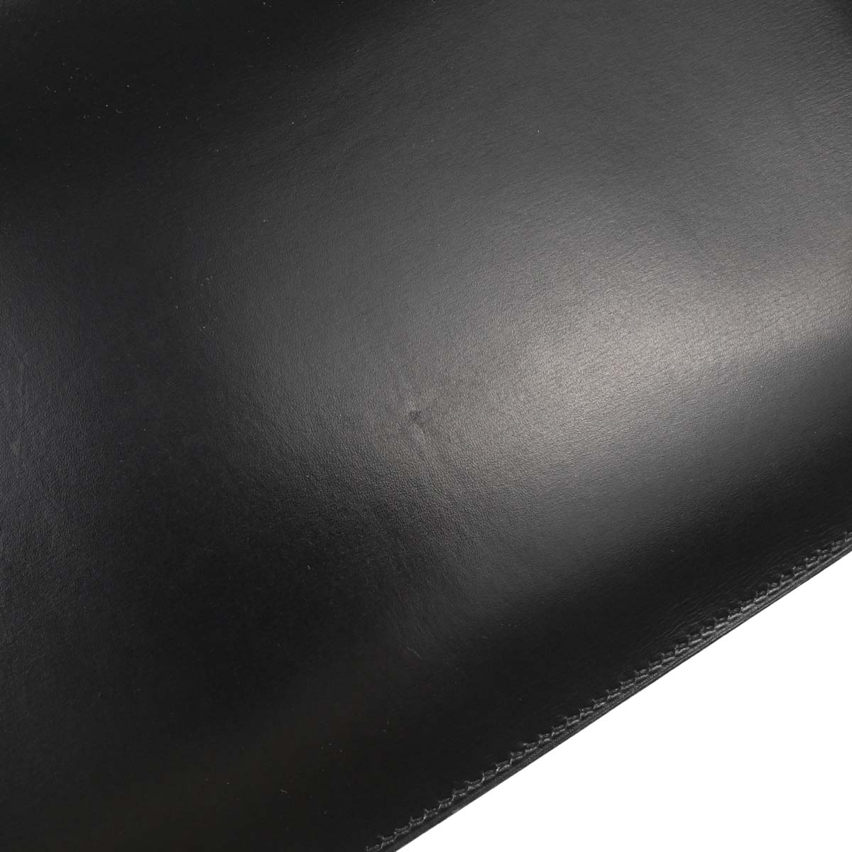 Hermes Black Box Calf Piano Handbag