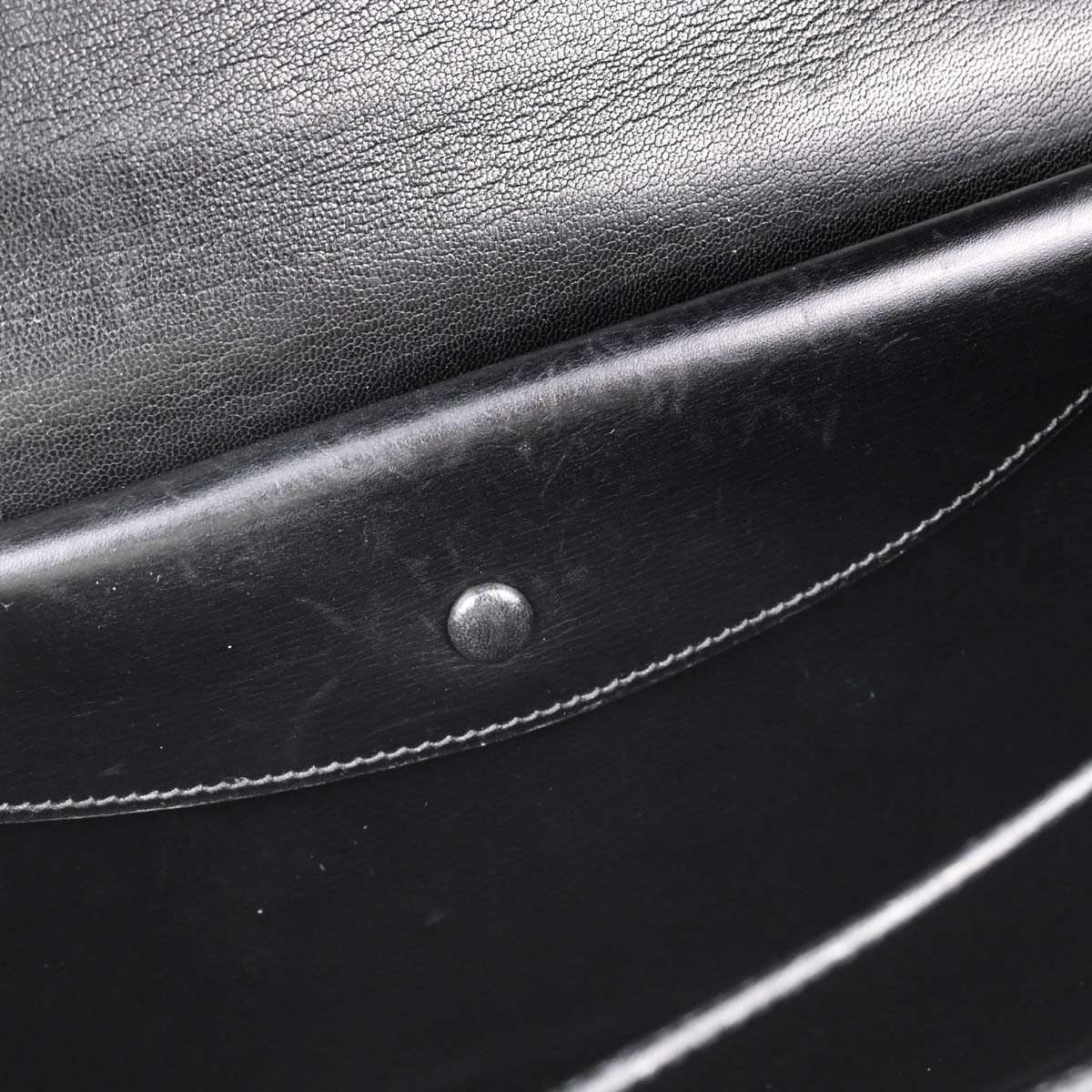 Hermes Black Box Calf Piano Handbag