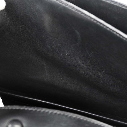 Hermes Black Box Calf Piano Handbag