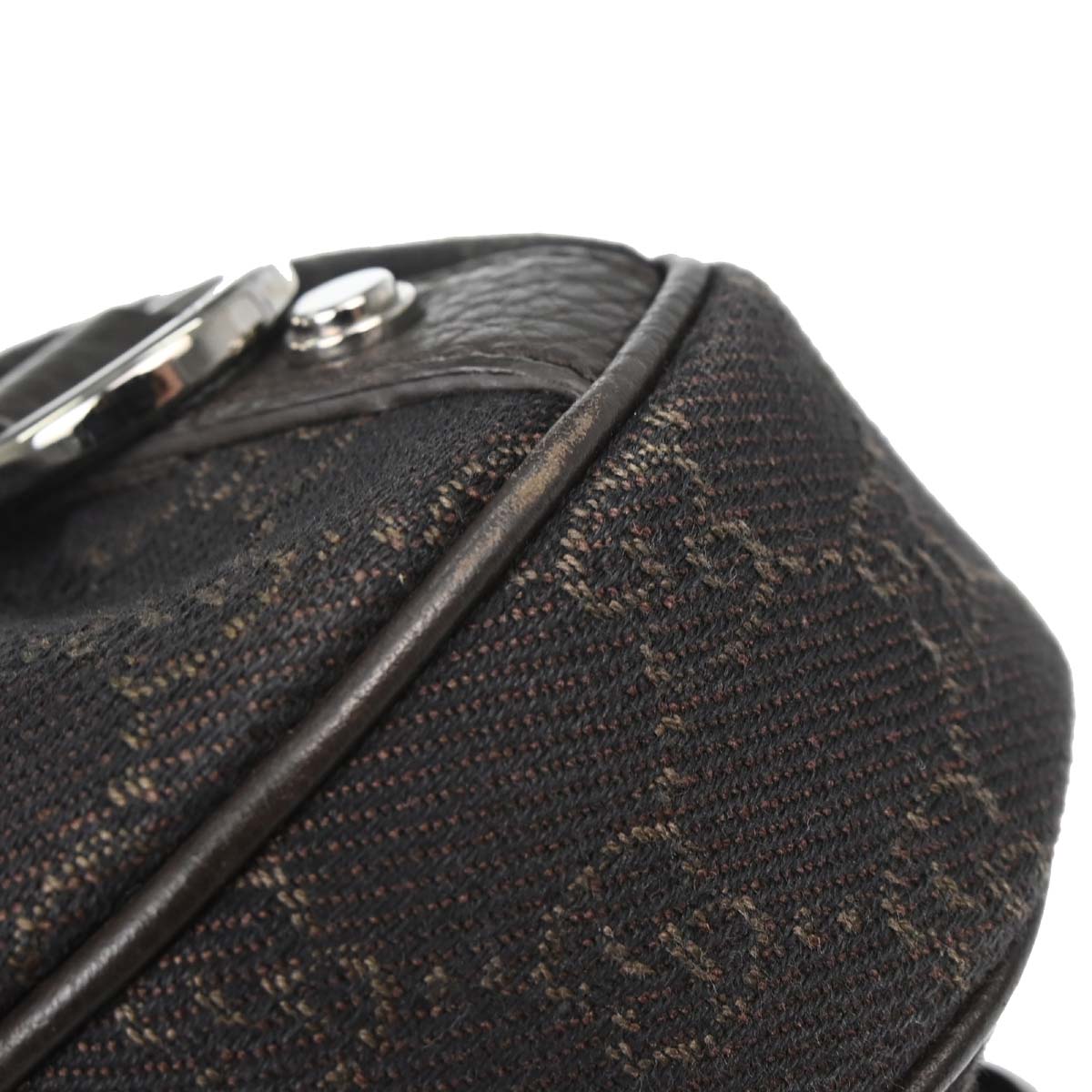 Gucci Brown Canvas GG Abbey D Ring Hobo Handbag