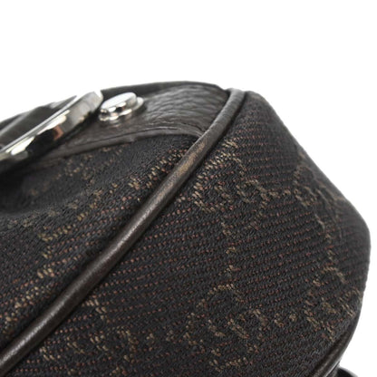Gucci Brown Canvas GG Abbey D Ring Hobo Handbag