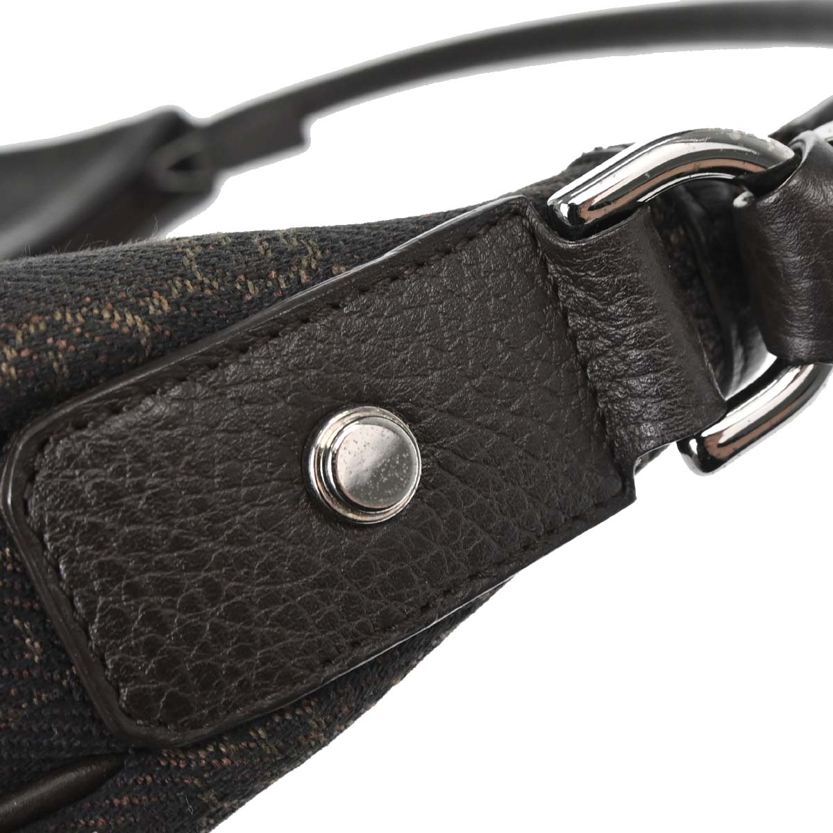 Gucci Brown Canvas GG Abbey D Ring Hobo Handbag