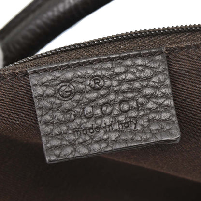 Gucci Brown Canvas GG Abbey D Ring Hobo Handbag