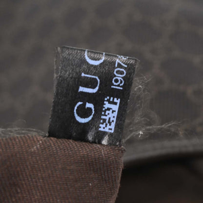 Gucci Brown Canvas GG Abbey D Ring Hobo Handbag