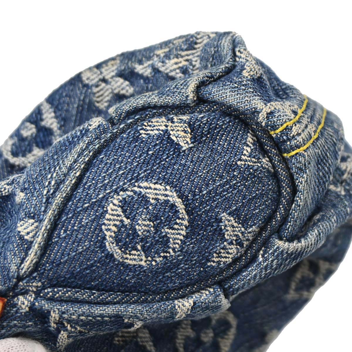 Louis Vuitton Blue Monogram Denim Mini Pleaty Handbag M95050