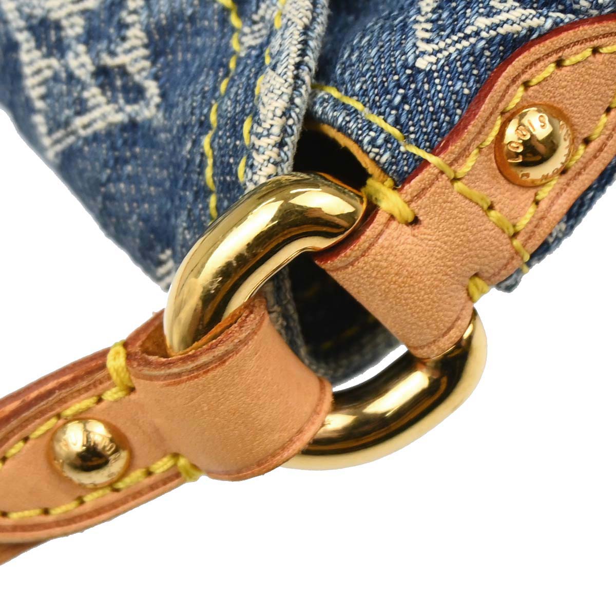 Louis Vuitton Blue Monogram Denim Mini Pleaty Handbag M95050