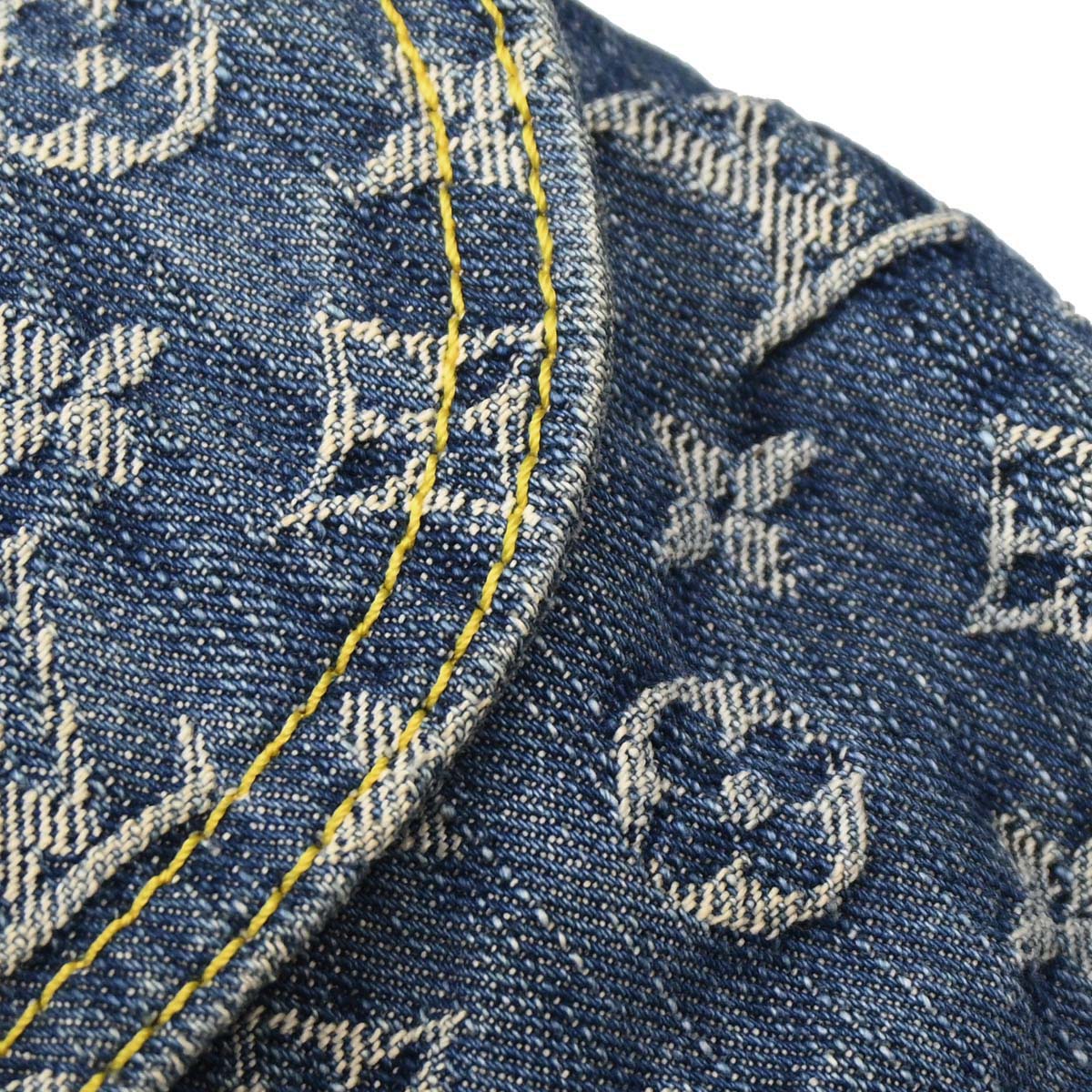 Louis Vuitton Blue Monogram Denim Mini Pleaty Handbag M95050