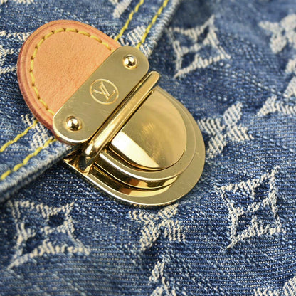 Louis Vuitton Blue Monogram Denim Mini Pleaty Handbag M95050