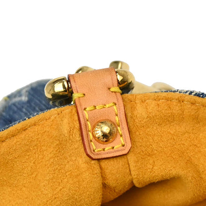 Louis Vuitton Blue Monogram Denim Mini Pleaty Handbag M95050