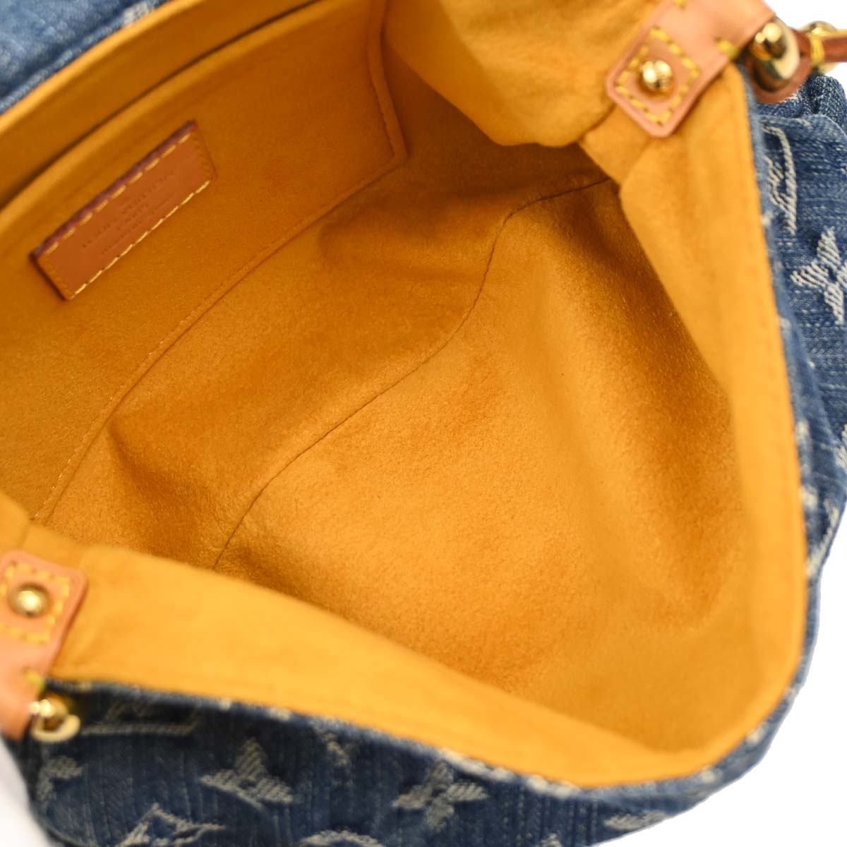 Louis Vuitton Blue Monogram Denim Mini Pleaty Handbag M95050