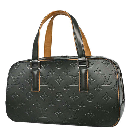 Louis Vuitton 2004 Black Monogram Mat Shelton Handbag M55172