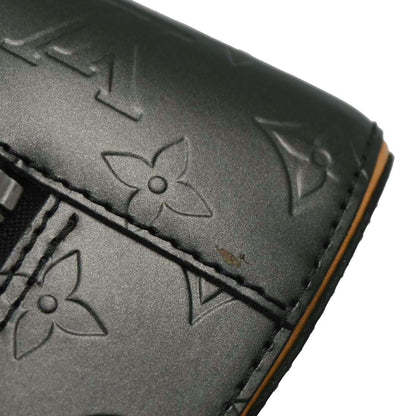 Louis Vuitton 2004 Black Monogram Mat Shelton Handbag M55172