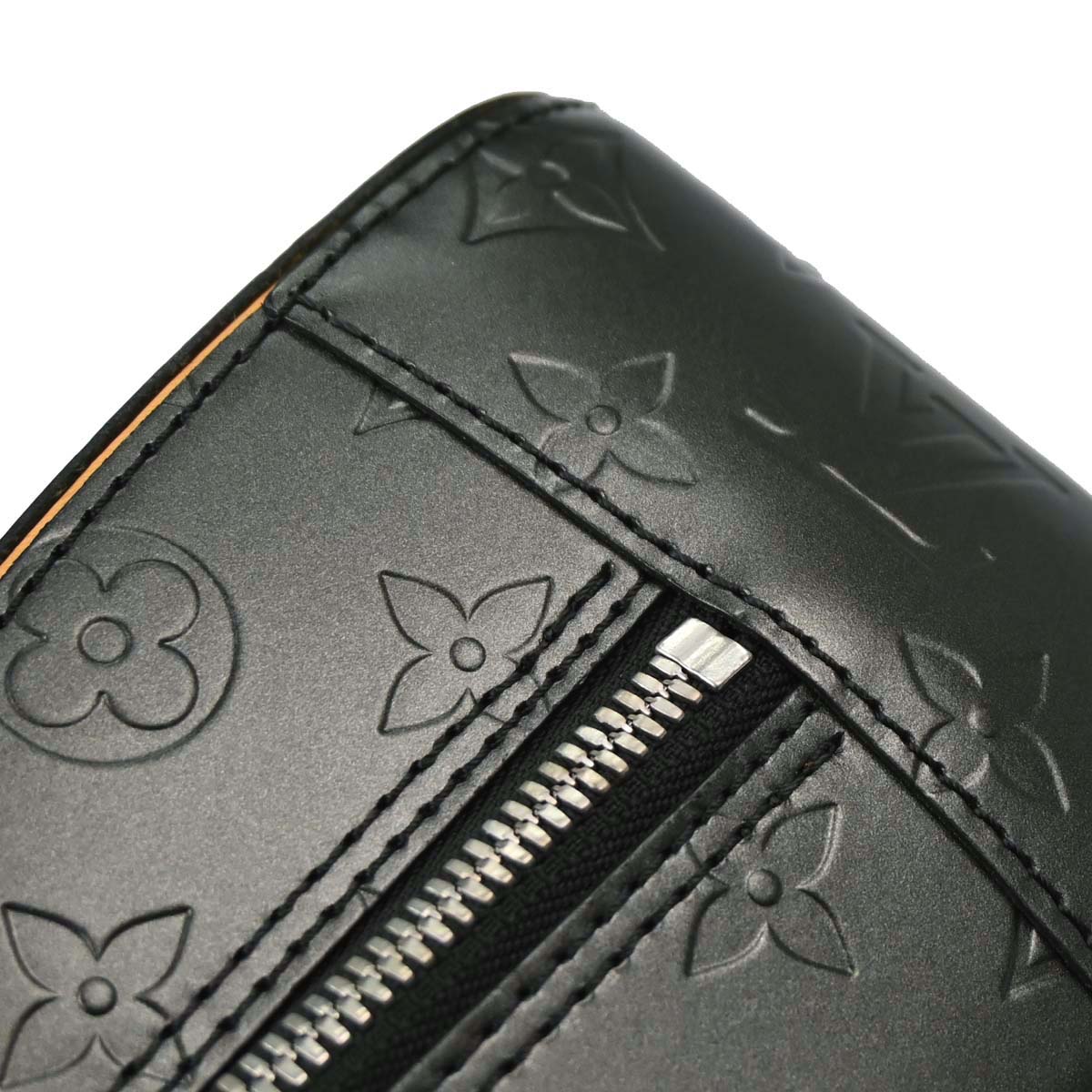 Louis Vuitton 2004 Black Monogram Mat Shelton Handbag M55172