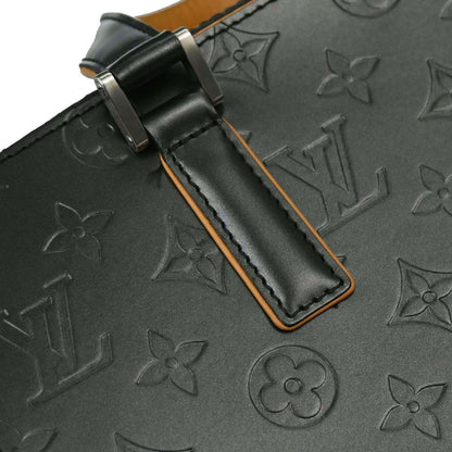 Louis Vuitton 2004 Black Monogram Mat Shelton Handbag M55172