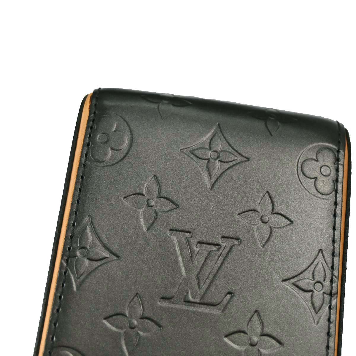 Louis Vuitton 2004 Black Monogram Mat Shelton Handbag M55172