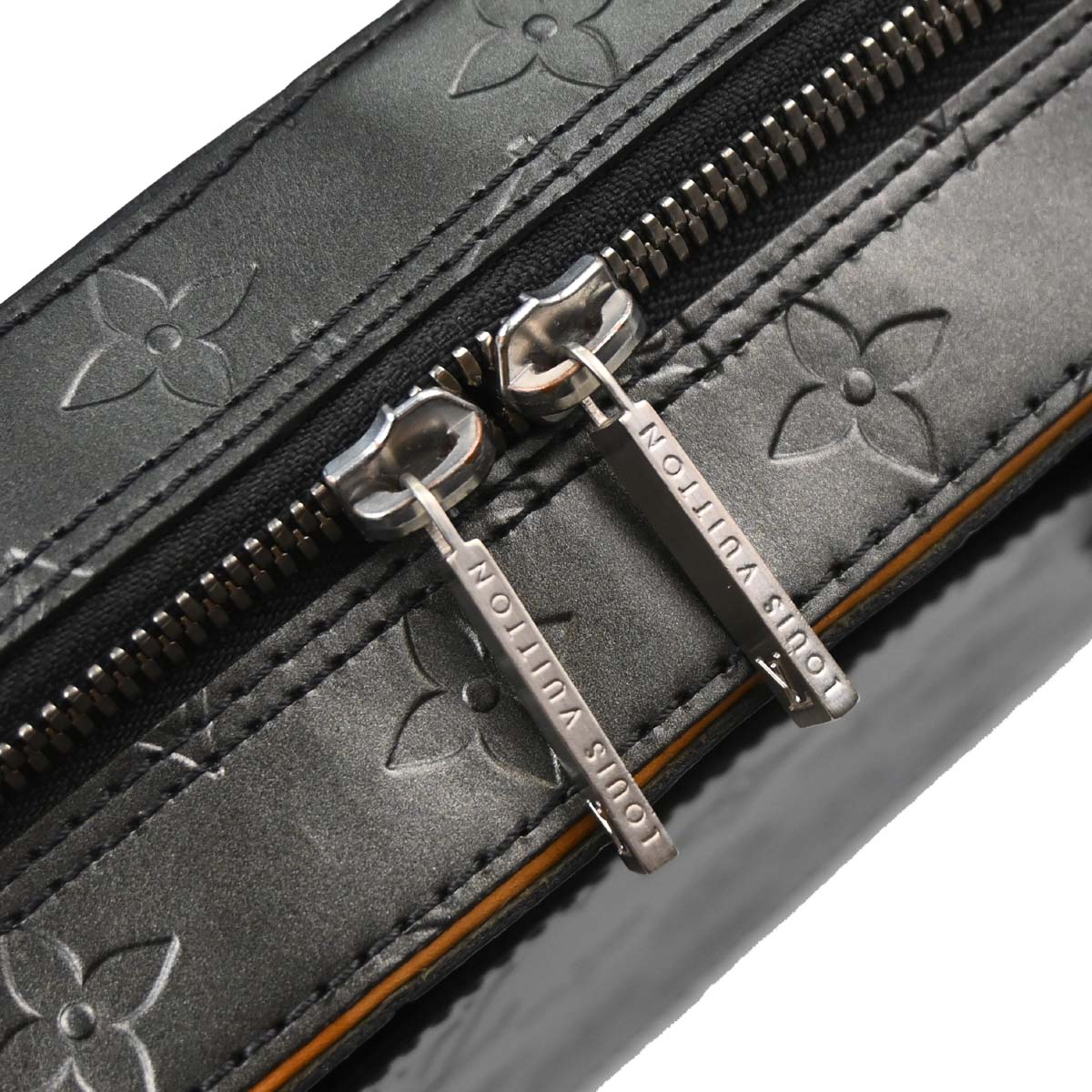 Louis Vuitton 2004 Black Monogram Mat Shelton Handbag M55172