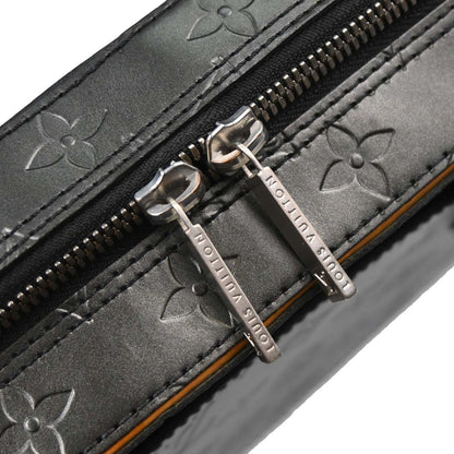 Louis Vuitton 2004 Black Monogram Mat Shelton Handbag M55172
