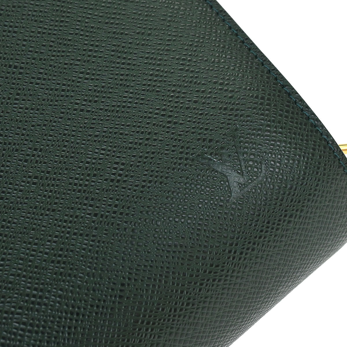Louis Vuitton Green Taiga Baikal Clutch Bag M30184