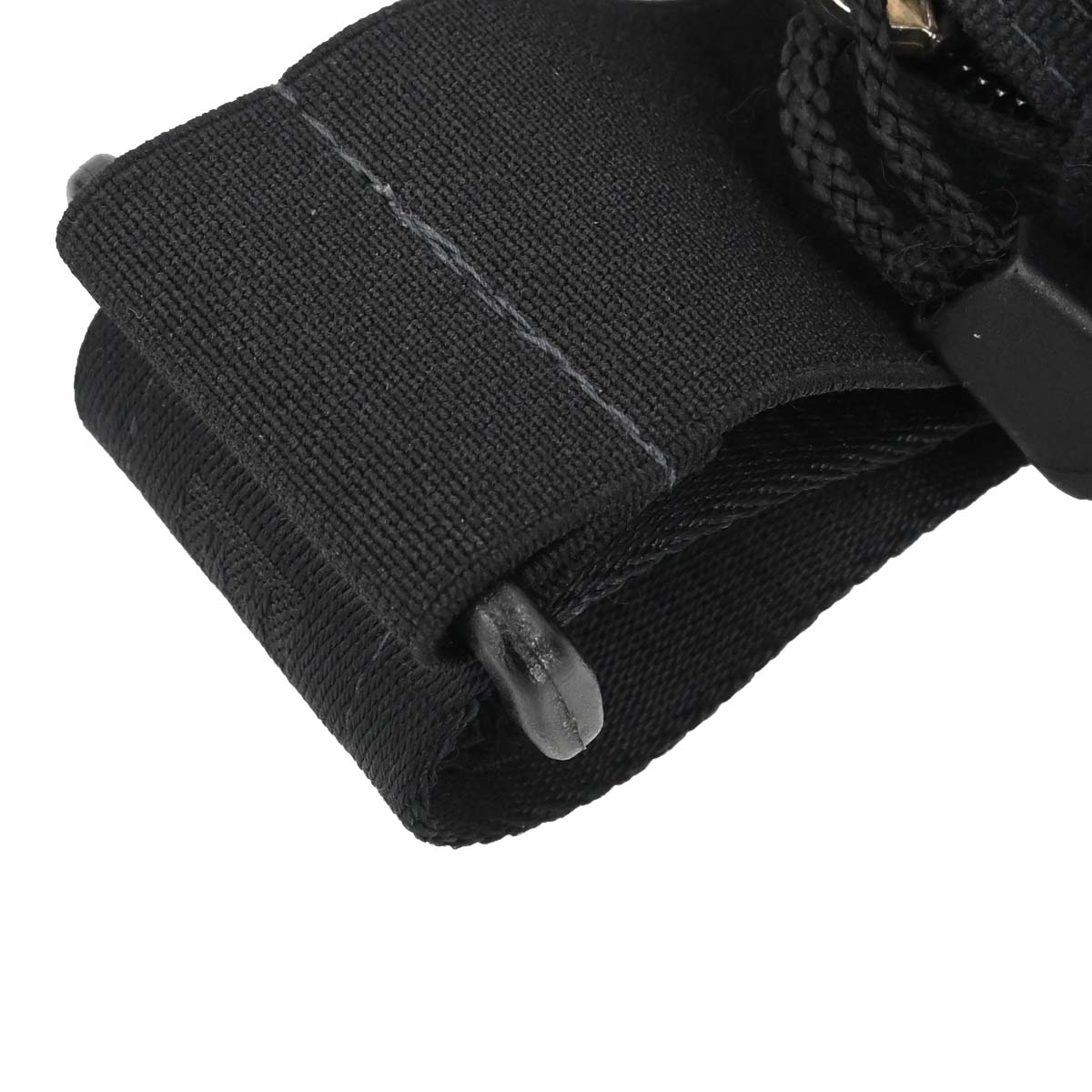 Chanel Black Green Nylon Sport Line Leg Bag Pouch