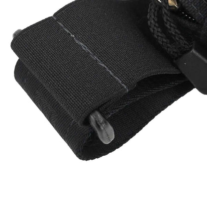 Chanel Black Green Nylon Sport Line Leg Bag Pouch