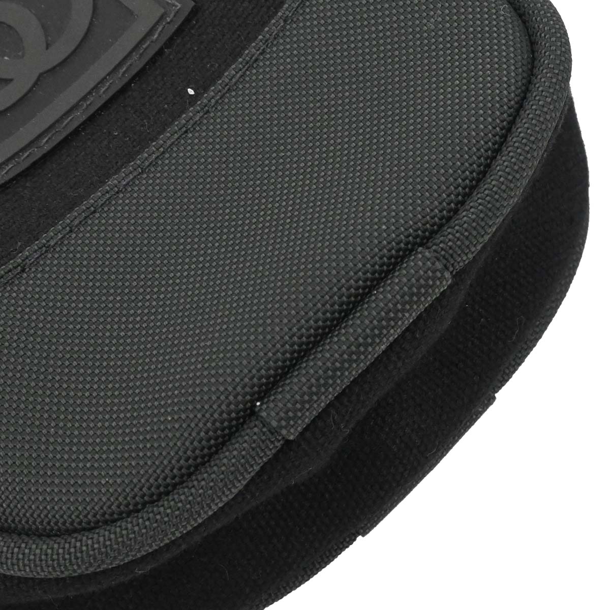Chanel Black Green Nylon Sport Line Leg Bag Pouch