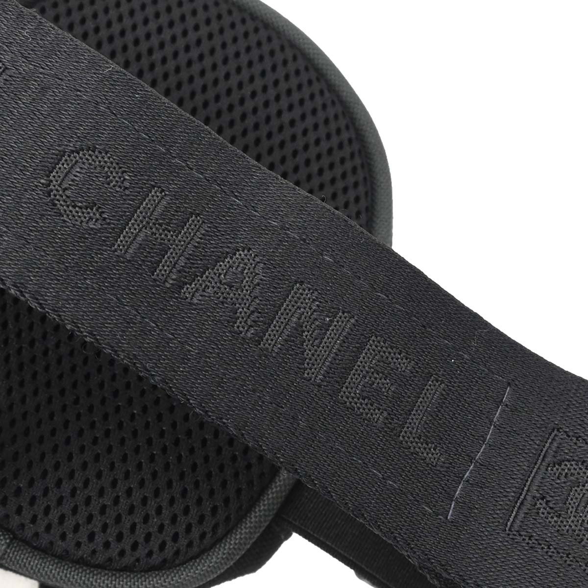 Chanel Black Green Nylon Sport Line Leg Bag Pouch