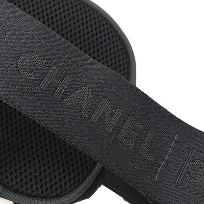 Chanel Black Green Nylon Sport Line Leg Bag Pouch