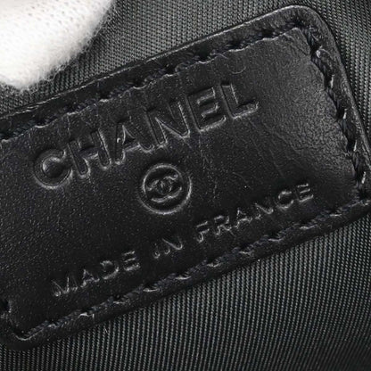 Chanel Black Green Nylon Sport Line Leg Bag Pouch