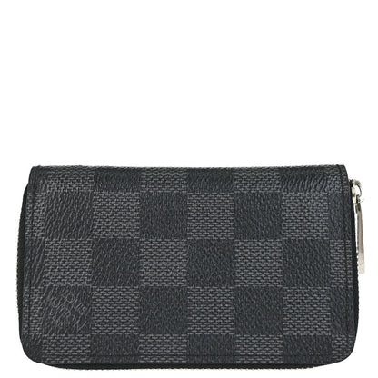 Louis Vuitton Damier Graphite Zippy Coin Purse Wallet N63076