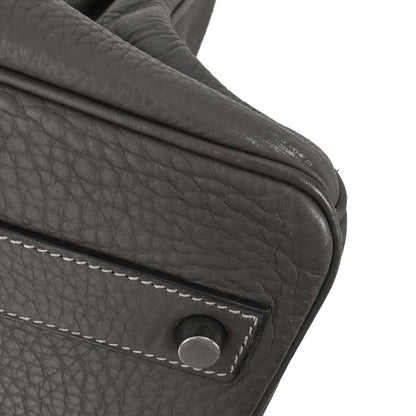 Hermes Graphite Taurillon Clemence Birkin 40 Handbag