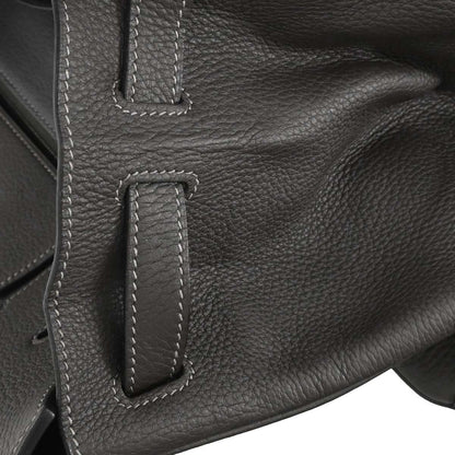 Hermes Graphite Taurillon Clemence Birkin 40 Handbag