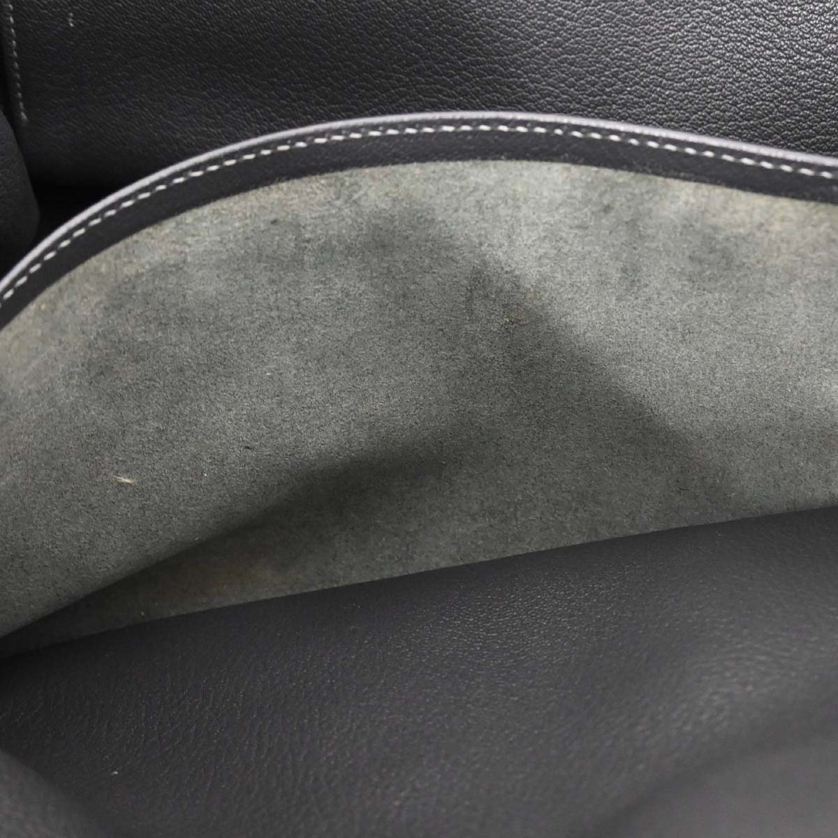 Hermes Graphite Taurillon Clemence Birkin 40 Handbag