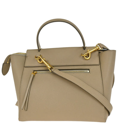 Celine Beige Belt Bag Micro 2way Shoulder Handbag