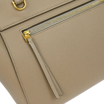 Celine Beige Belt Bag Micro 2way Shoulder Handbag