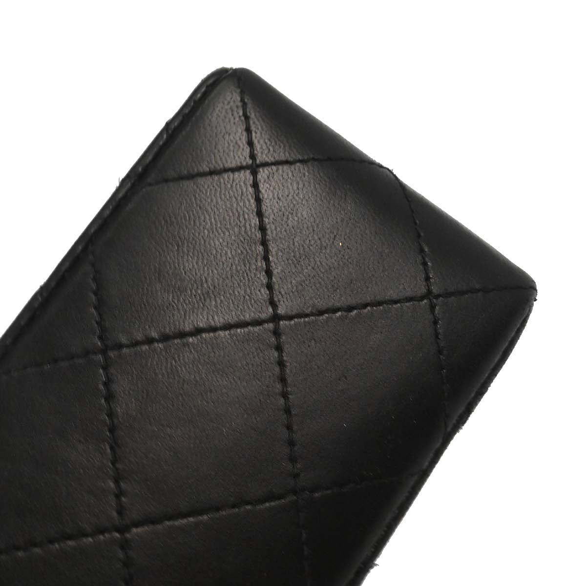 Chanel 1997-1999 Black Lambskin Mini Classic Square Flap Shoulder Bag 17