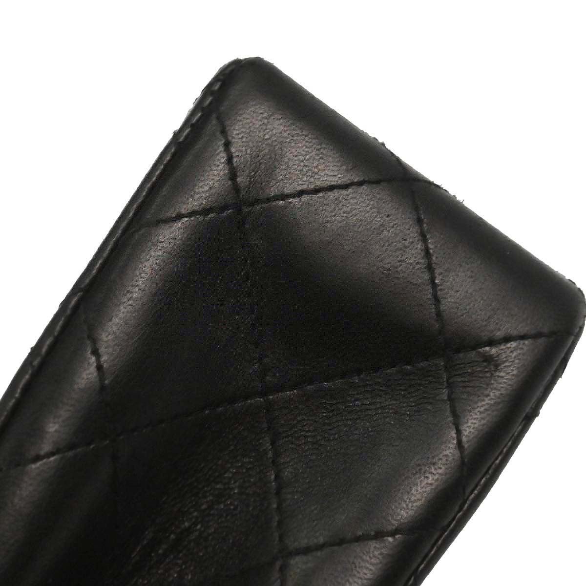 Chanel 1997-1999 Black Lambskin Mini Classic Square Flap Shoulder Bag 17
