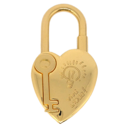 Hermes Annee De La Fantaisie Cadena Padlock Bag Charm Gold Small Good