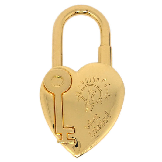 Hermes Annee De La Fantaisie Cadena Padlock Bag Charm Gold Small Good
