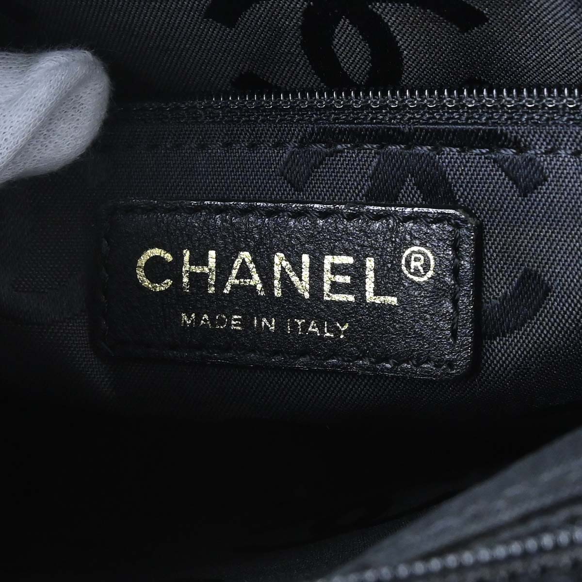 Chanel 2003-2004 Black Calfskin Wild Stitch Handbag