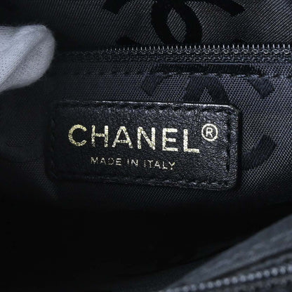 Chanel 2003-2004 Black Calfskin Wild Stitch Handbag