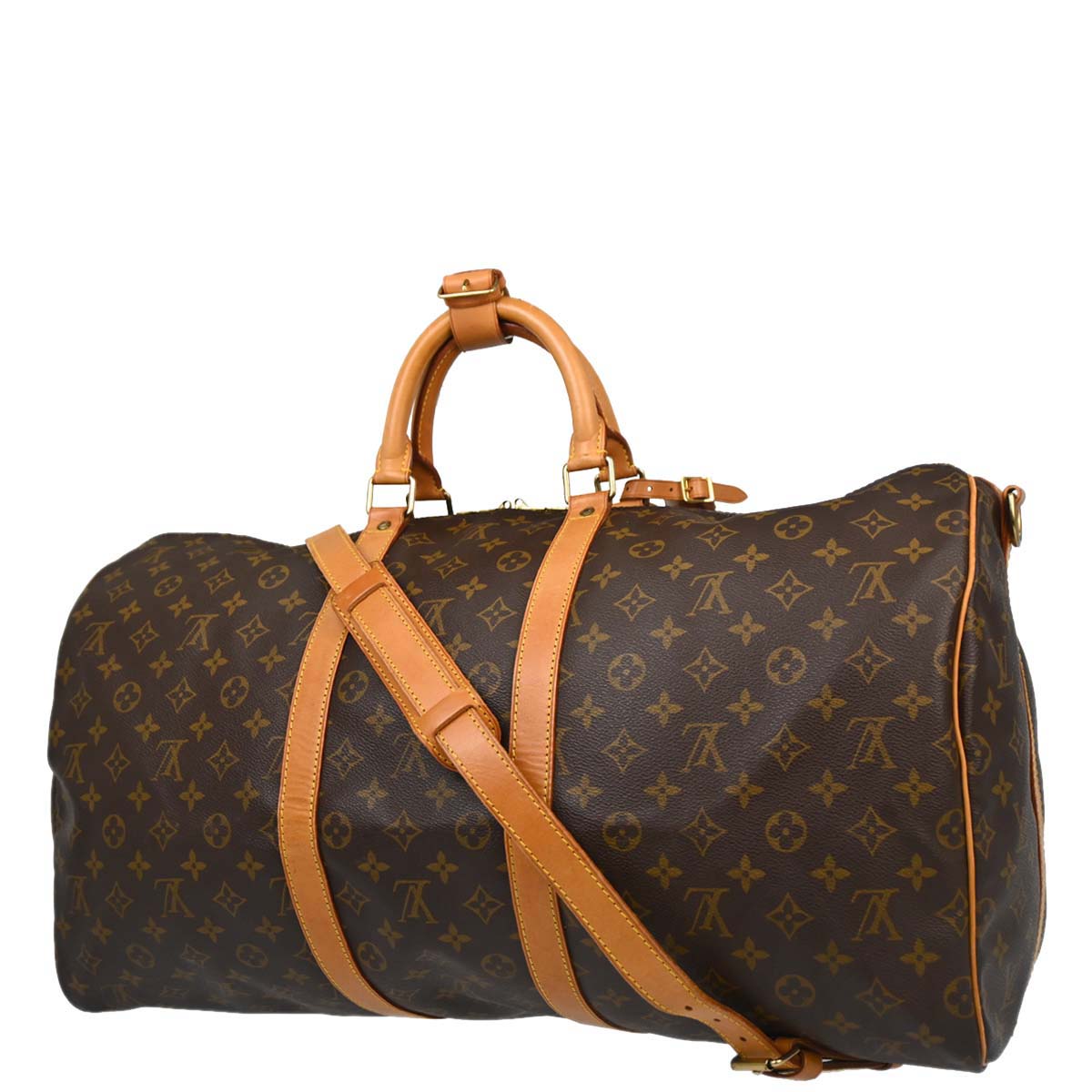 Louis Vuitton 1994 Monogram Keepall Bandouliere 55 Duffle Bag M41414