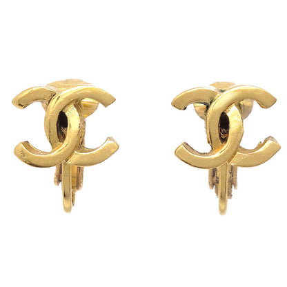 Chanel CC Clip-On Earrings Gold 233