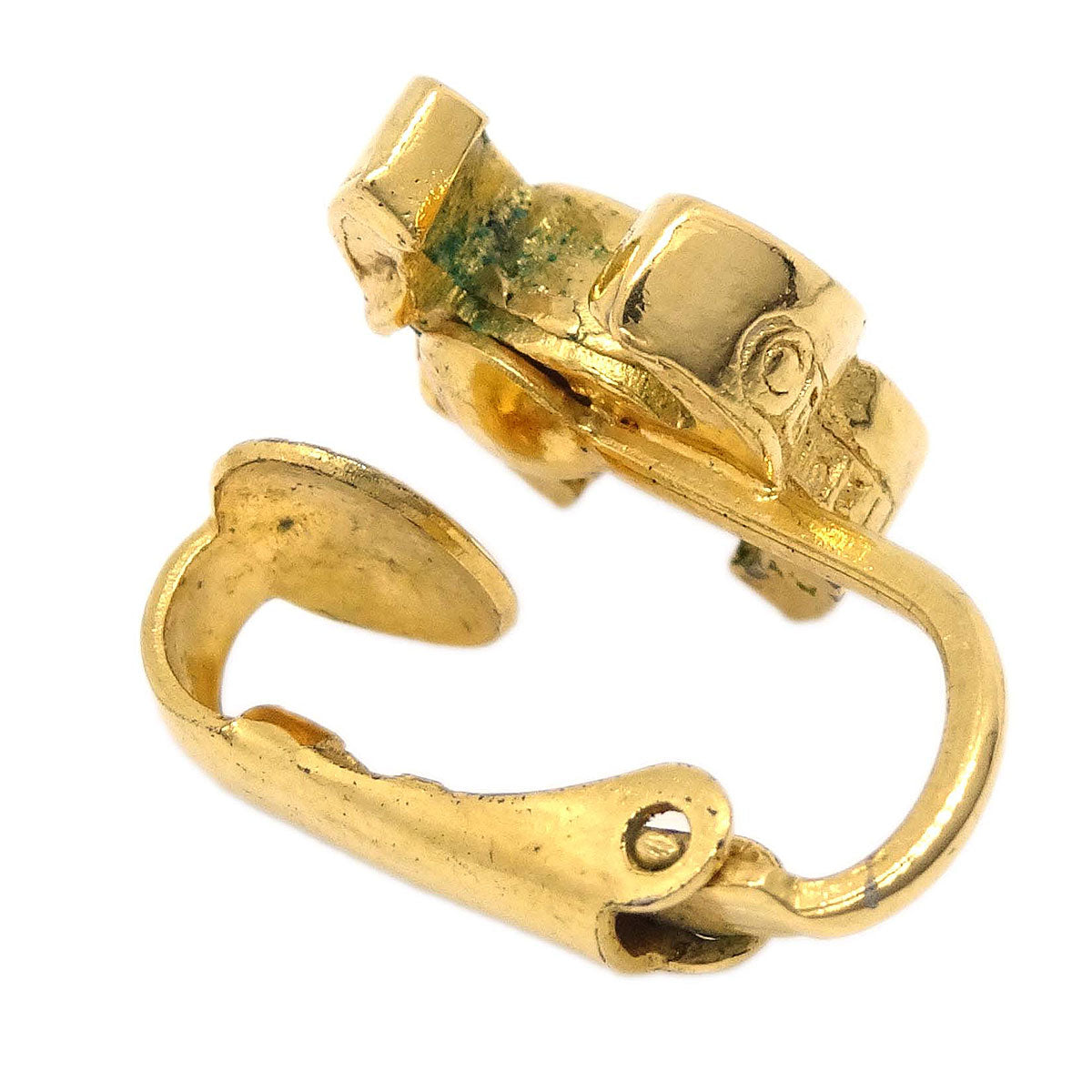 Chanel CC Clip-On Earrings Gold 233