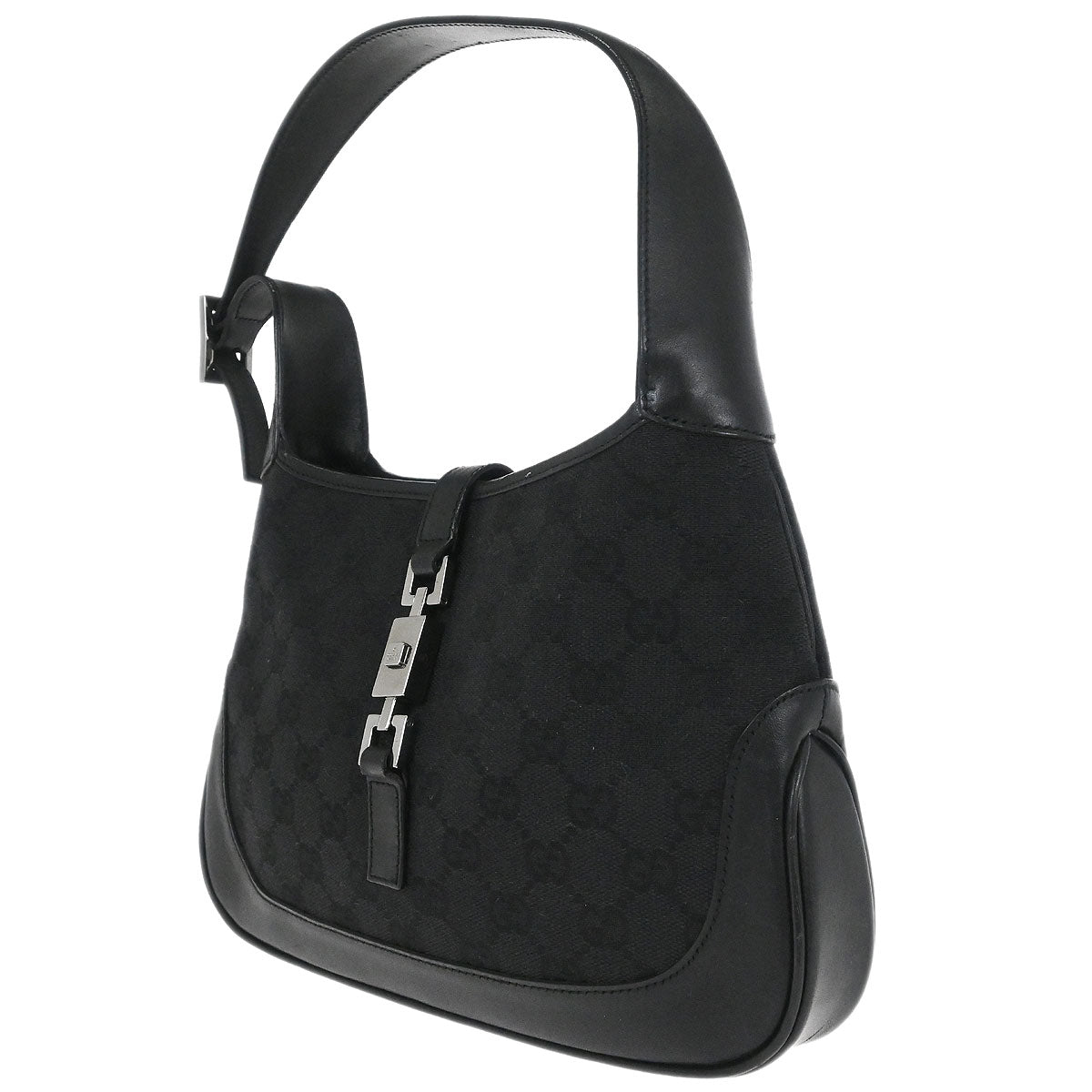 Gucci Black GG Jackie Handbag