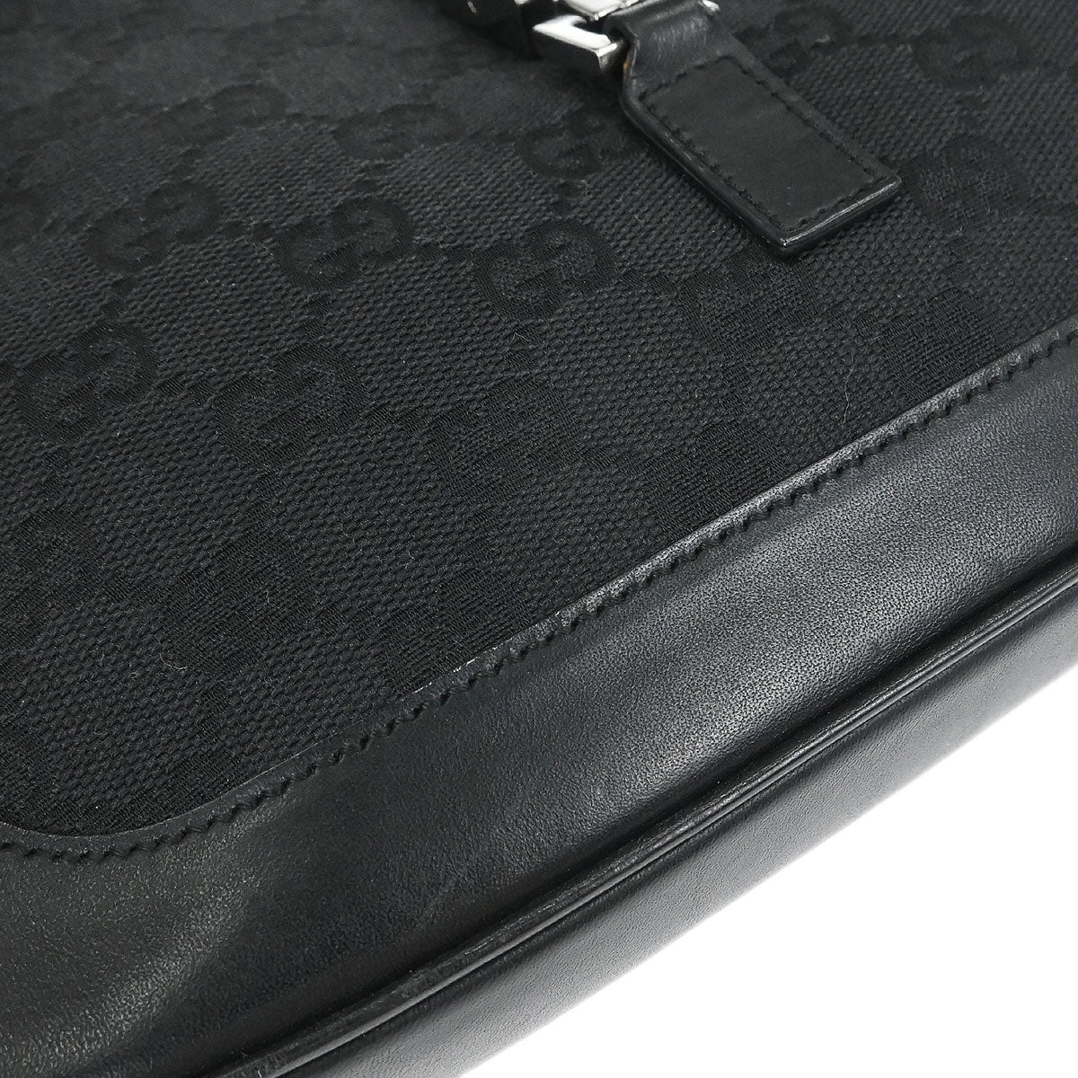 Gucci Black GG Jackie Handbag