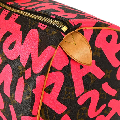 Louis Vuitton Pink Monogram Graffiti Keepall 50 Duffle Bag M93698