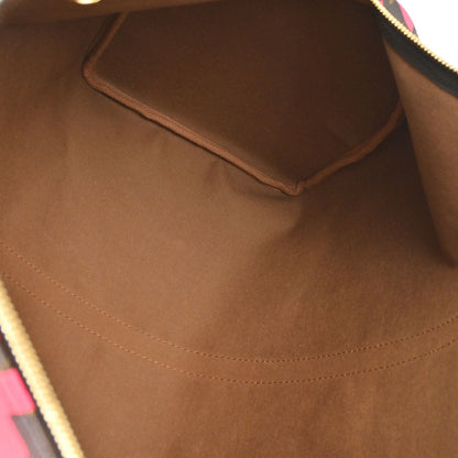 Louis Vuitton Pink Monogram Graffiti Keepall 50 Duffle Bag M93698