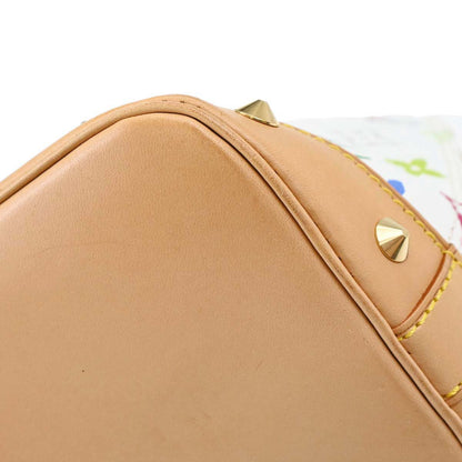 Louis Vuitton 2003 White Monogram Multicolor Alma Handbag M92647